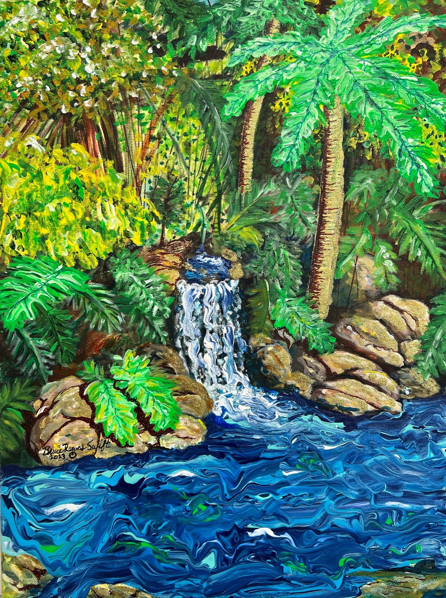 3D Replica- Rushing Waters