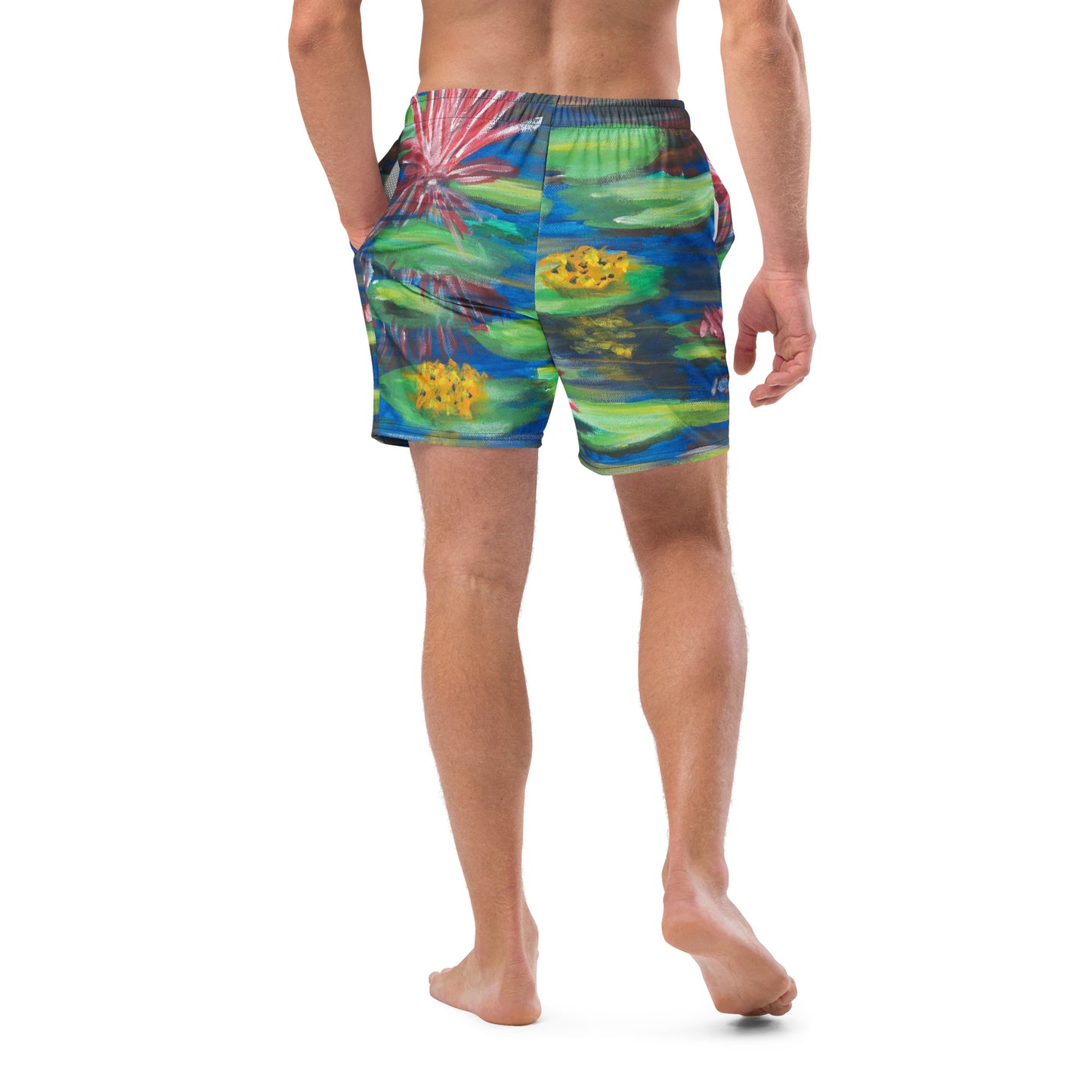 Water Lilies- Men's swim trunks