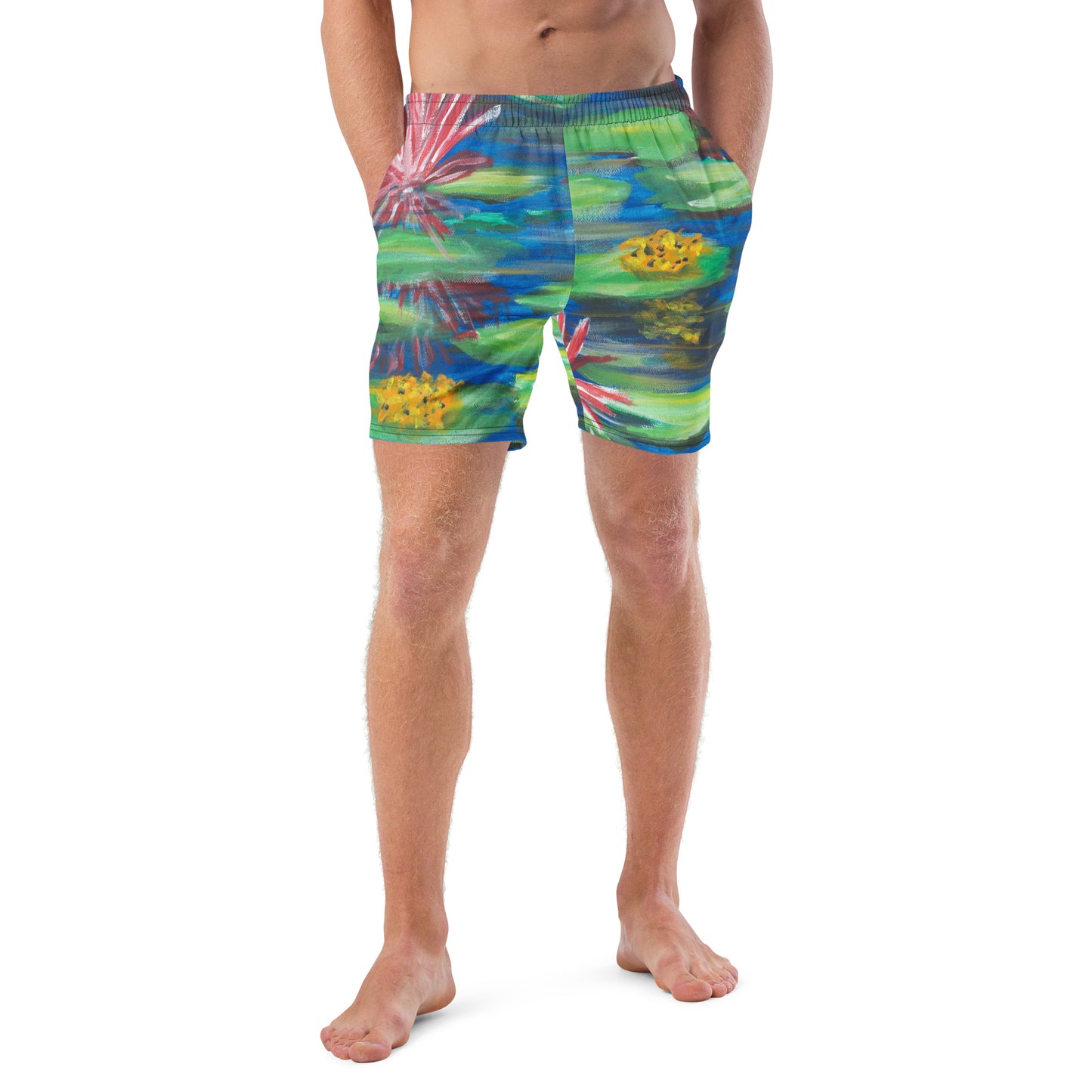 Water Lilies- Men's swim trunks