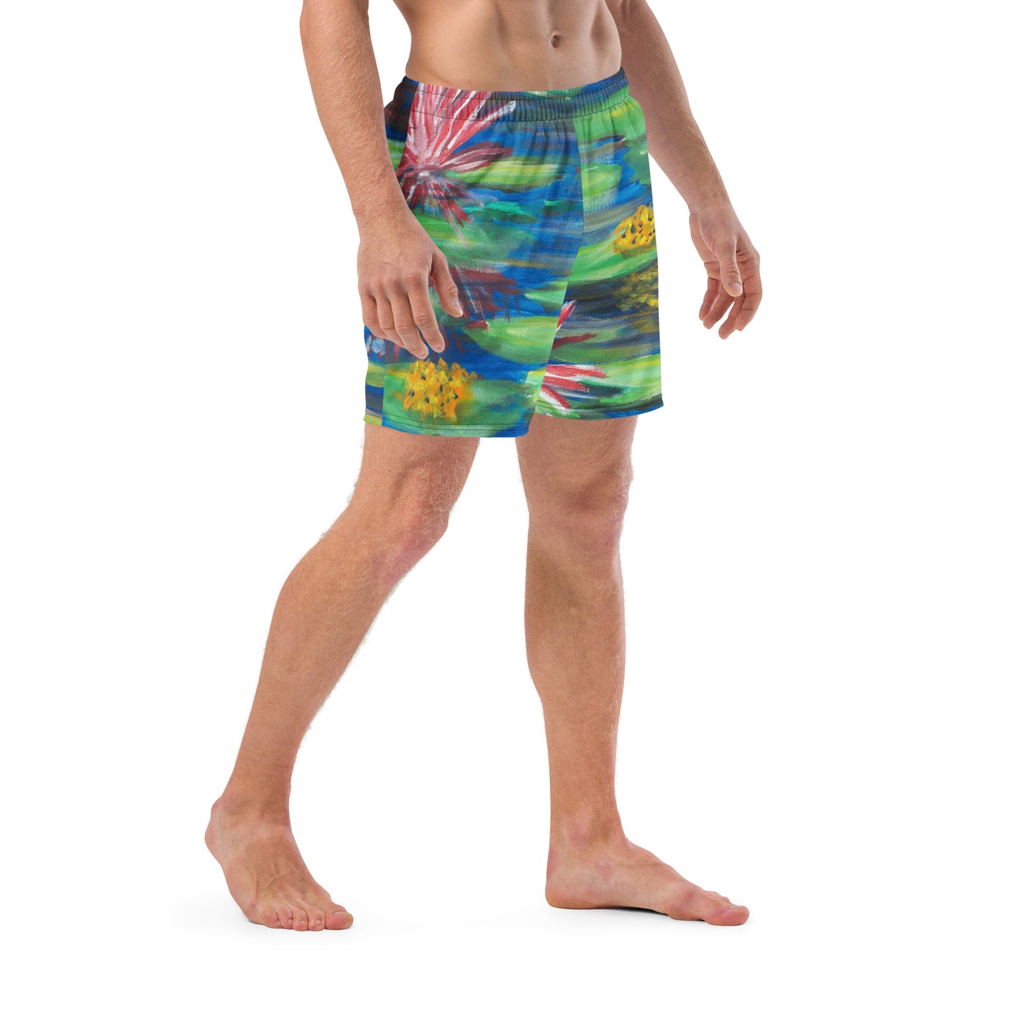 Water Lilies- Men's swim trunks