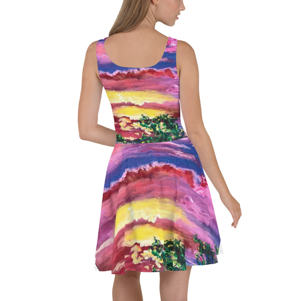 golden Moments- Skater Dress