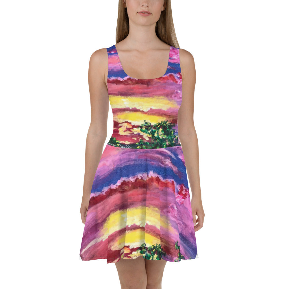 golden Moments- Skater Dress