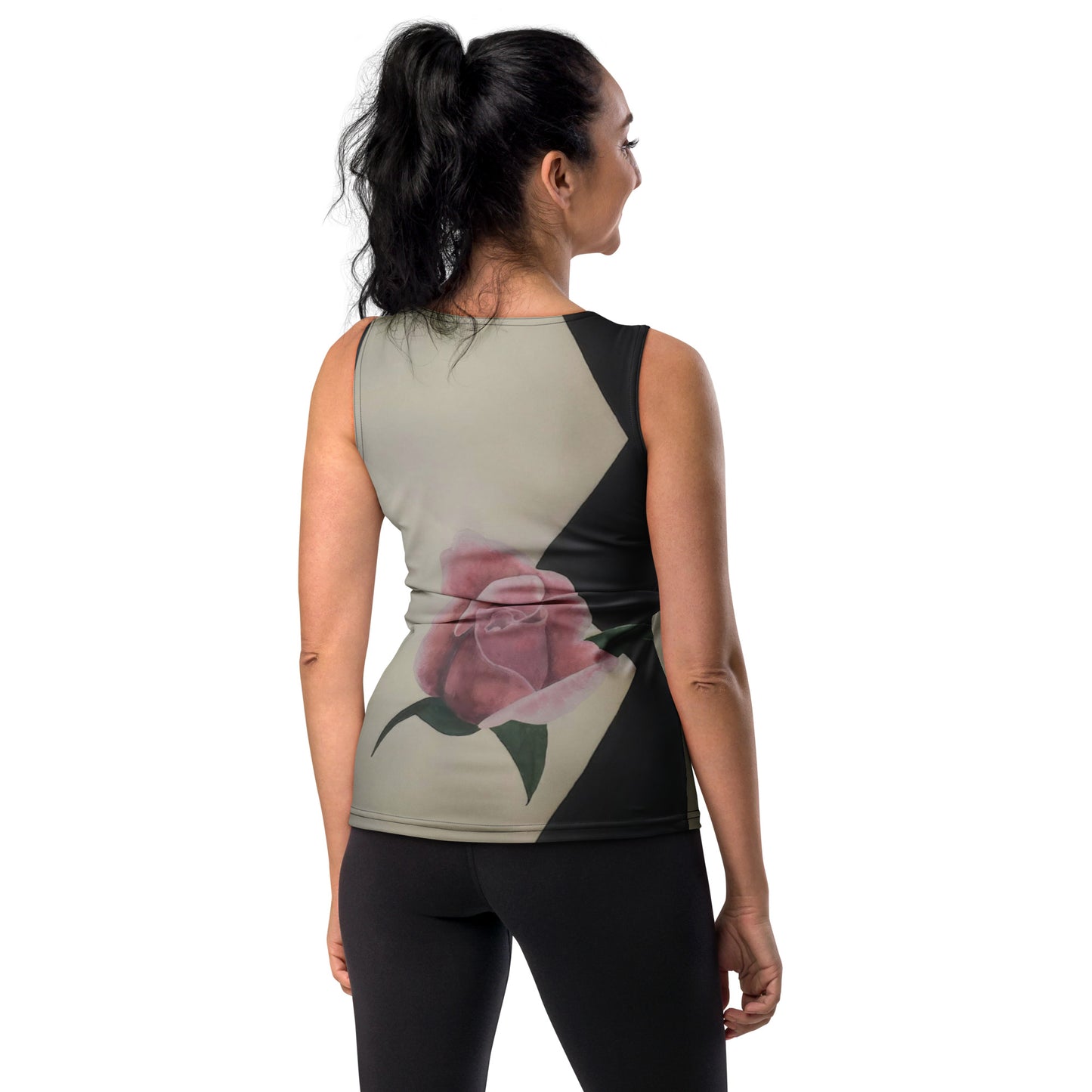 Formal Rose- Cut & Sew Tank Top