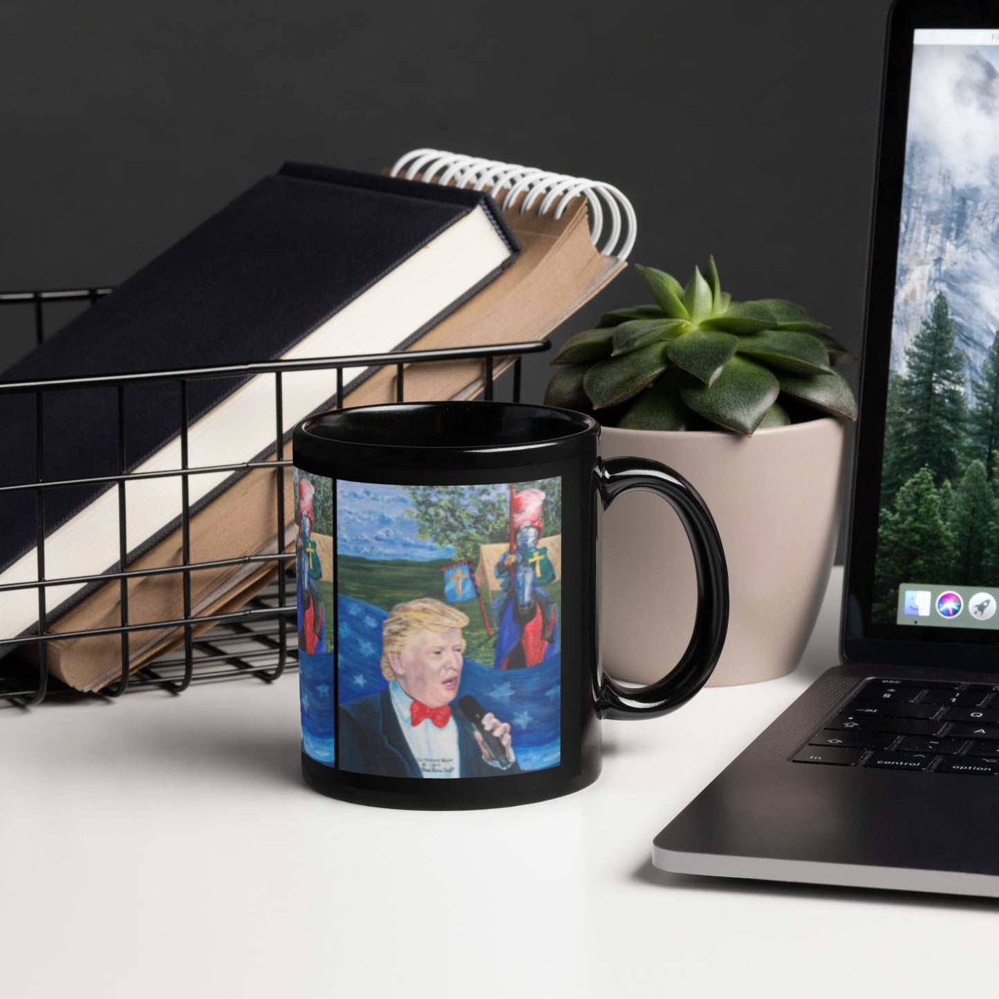 Trump- Black Glossy Mug