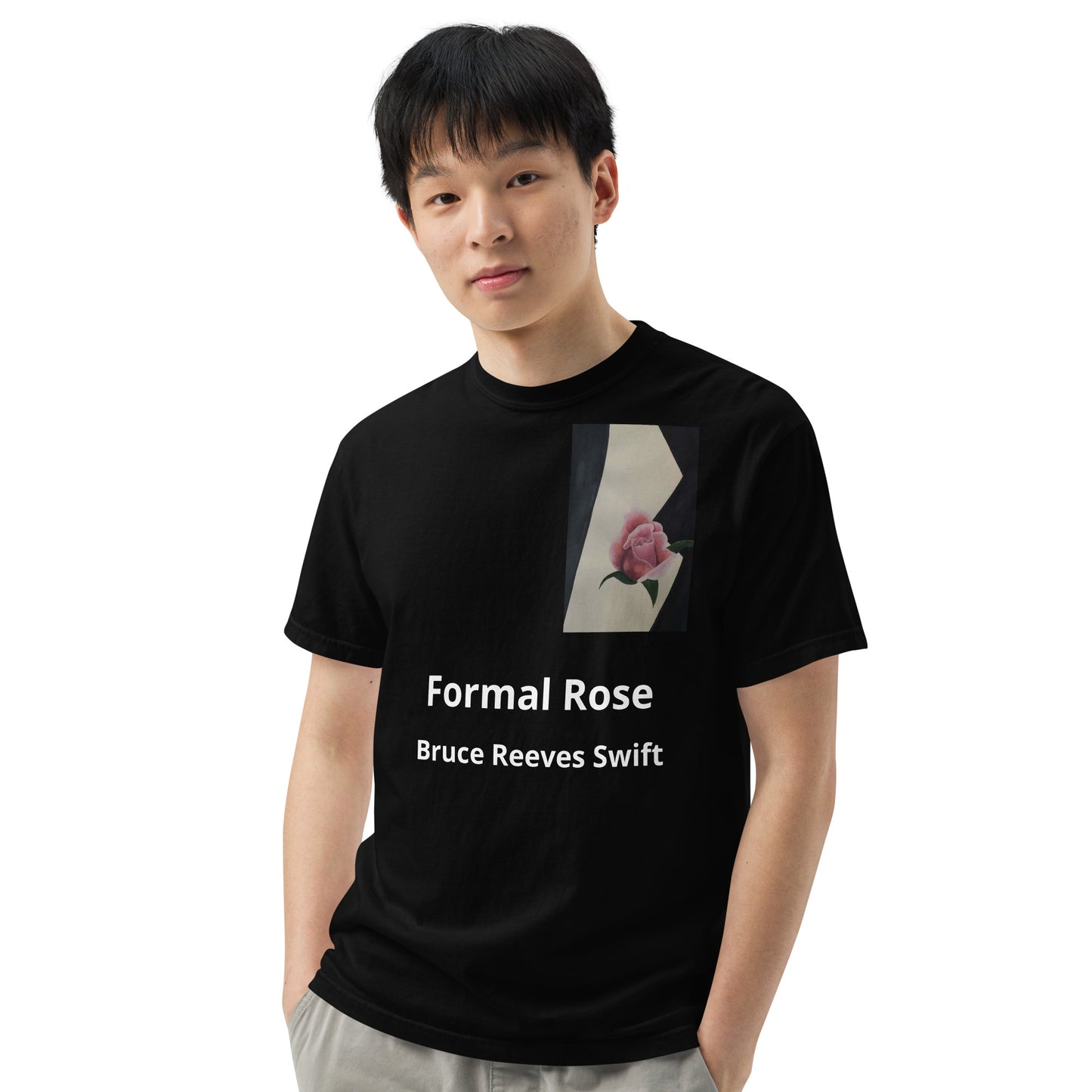 Formal Rose- heavyweight t-shirt