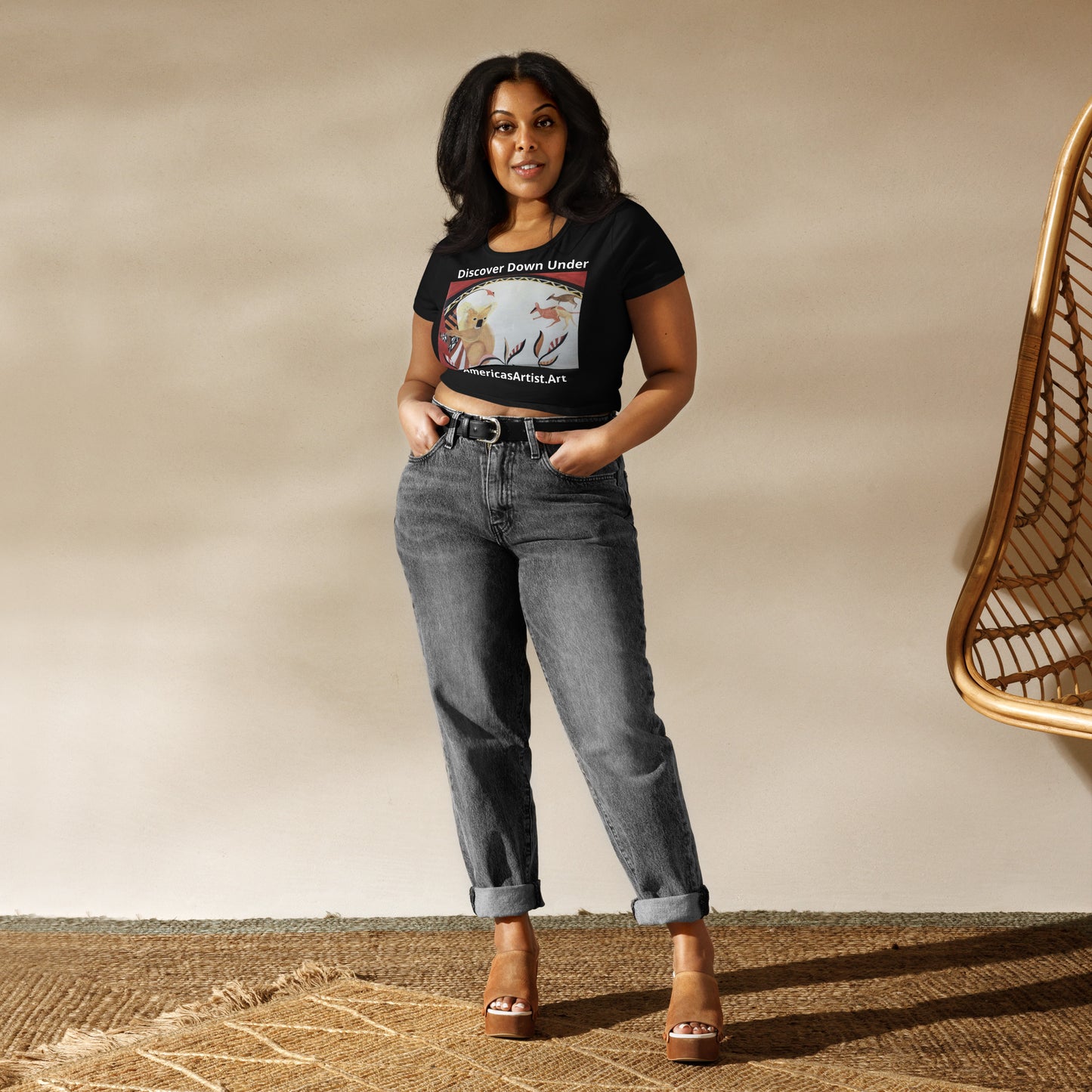 Discover Down Under- Women’s Crop Tee