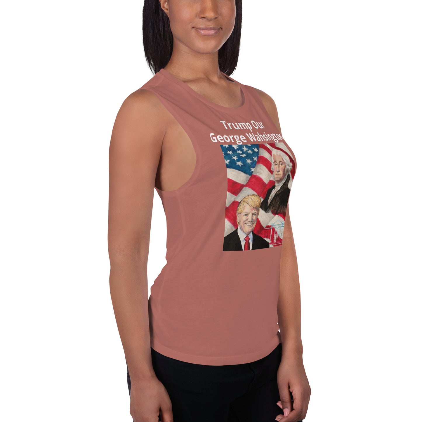 Trump/Washington Ladies’ Muscle Tank