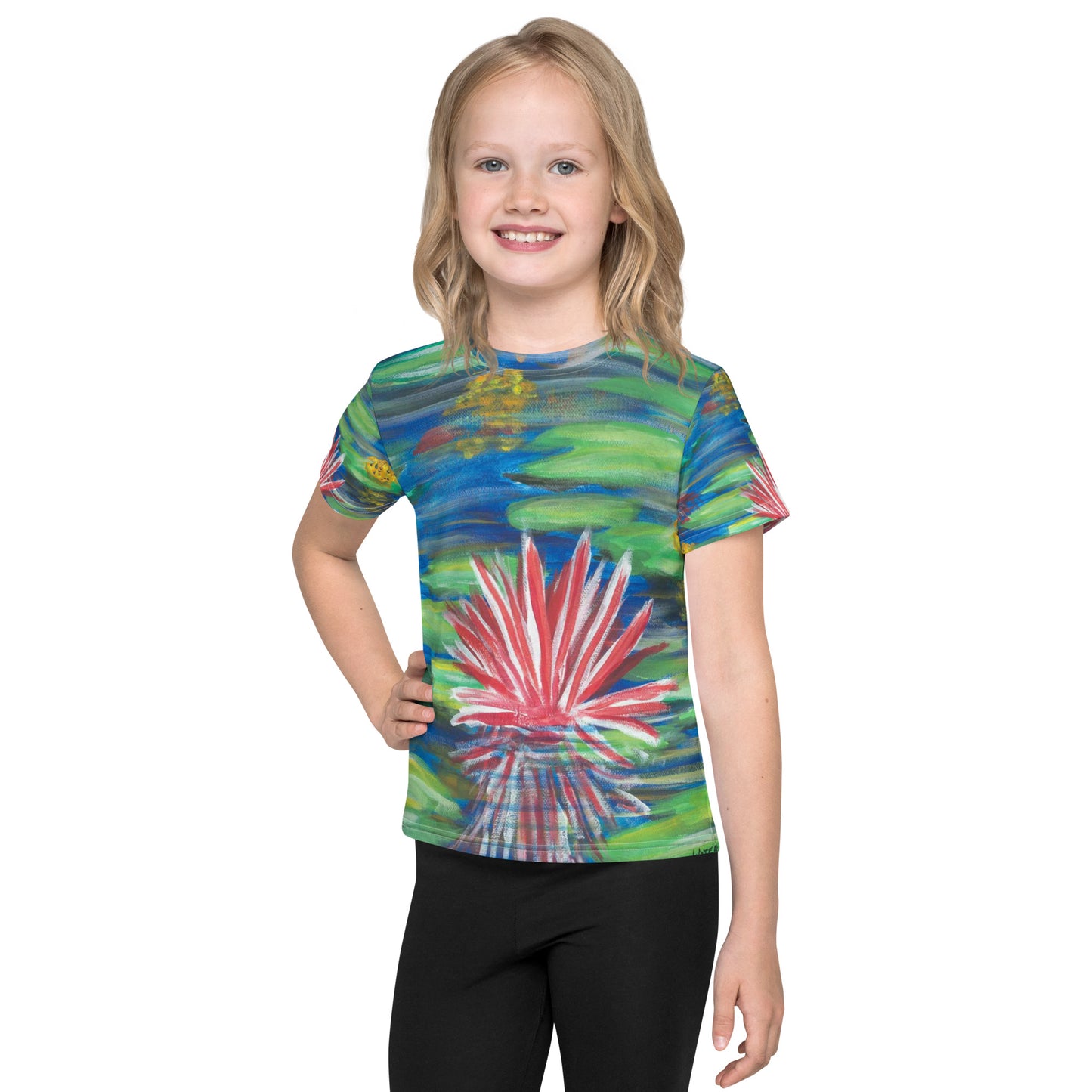 Lily Pond- Kids crew neck t-shirt