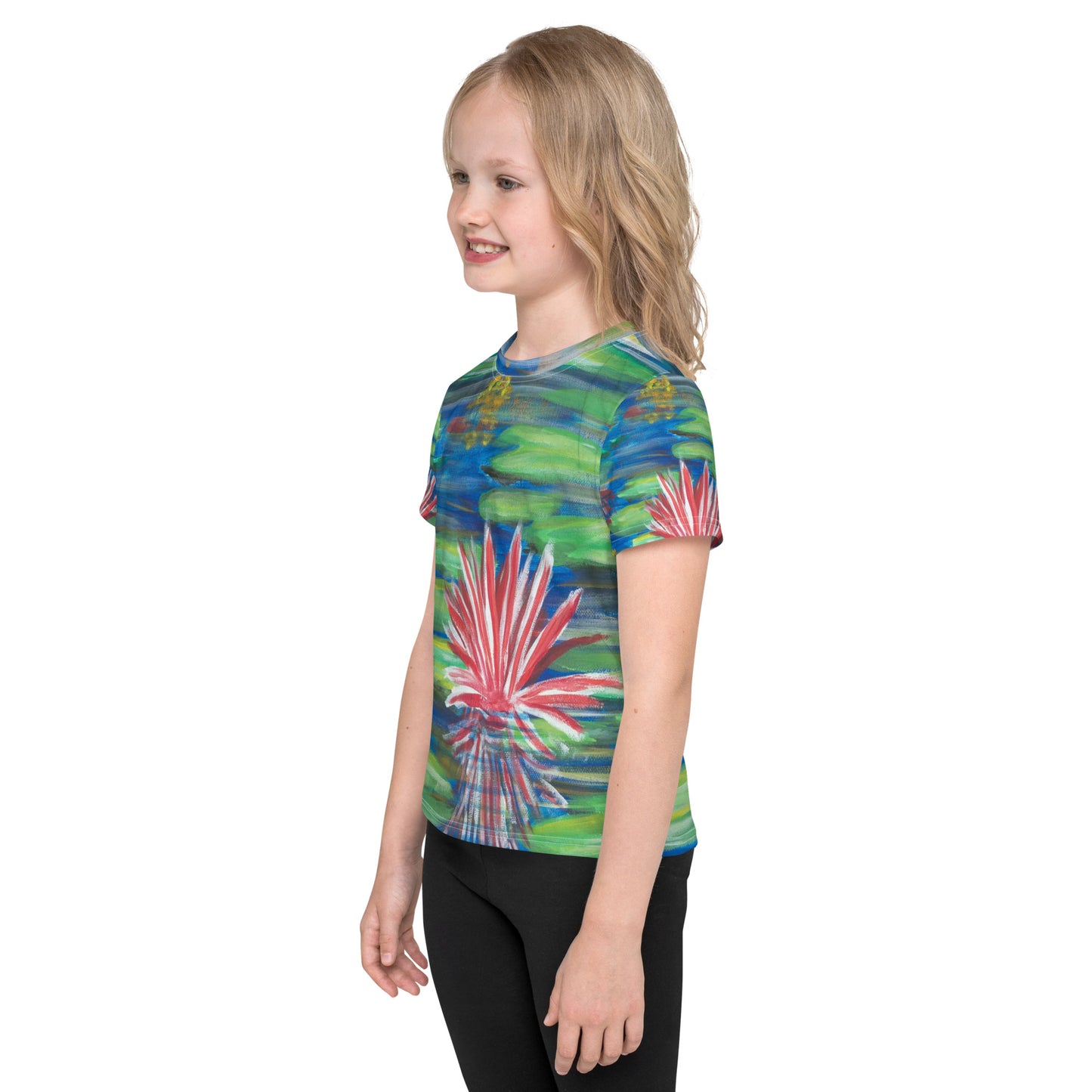 Lily Pond- Kids crew neck t-shirt