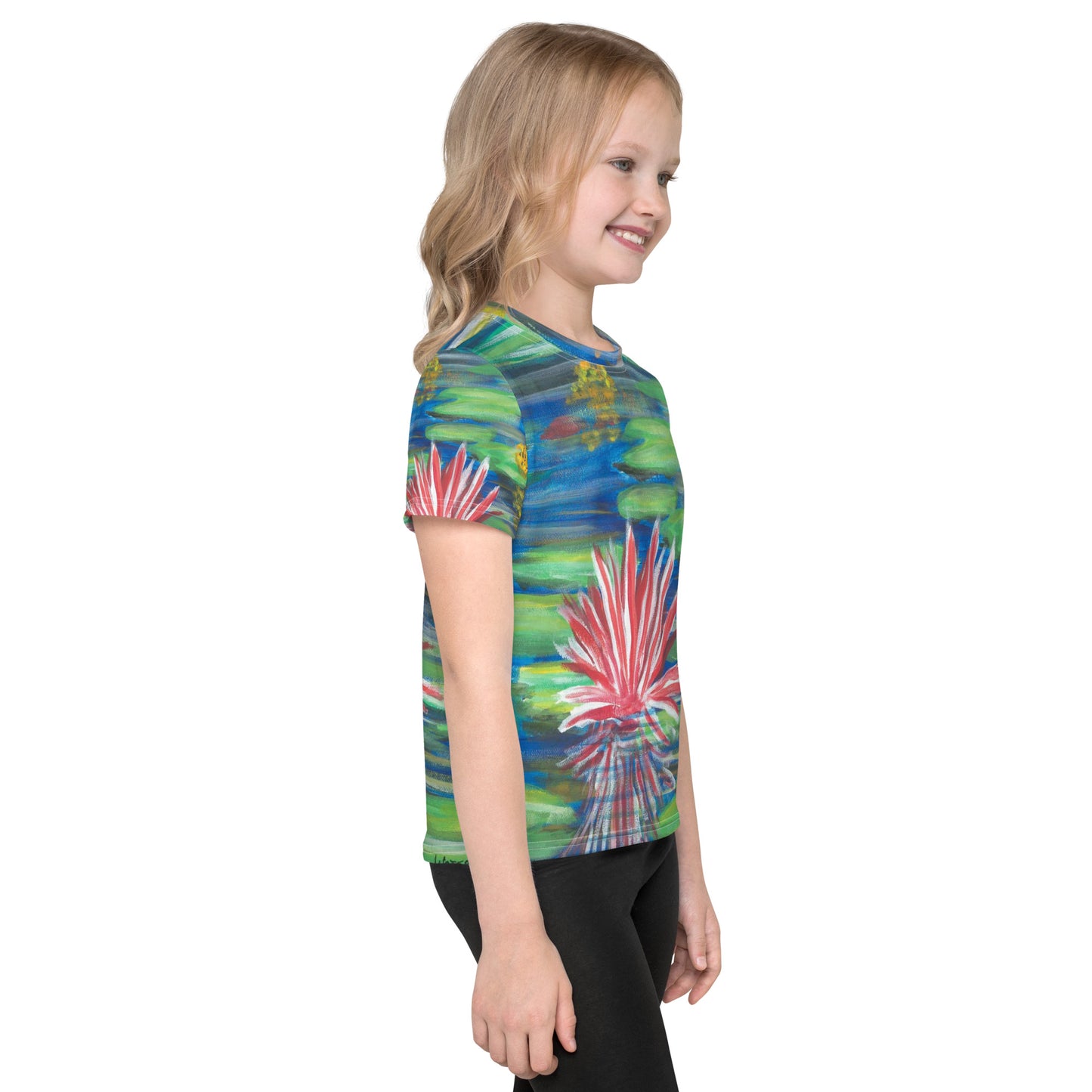 Lily Pond- Kids crew neck t-shirt