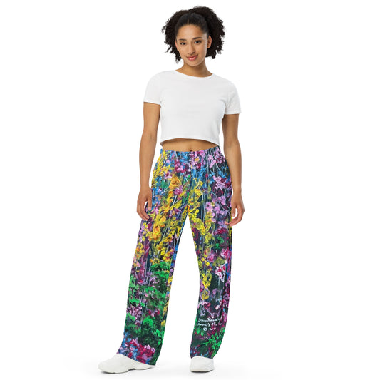 Nature's 4th Of July- unisex wide-leg pants