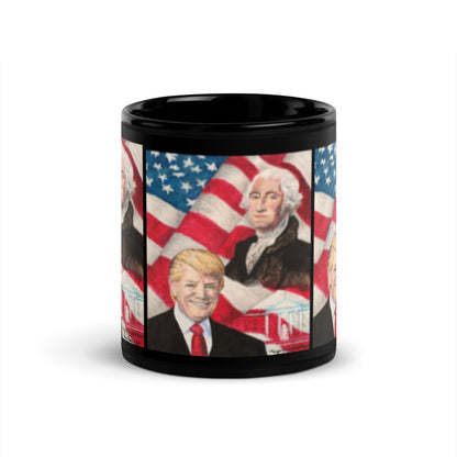 Trump Black Glossy Mug