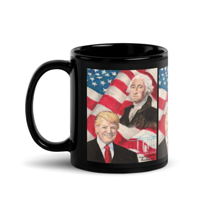 Trump Black Glossy Mug