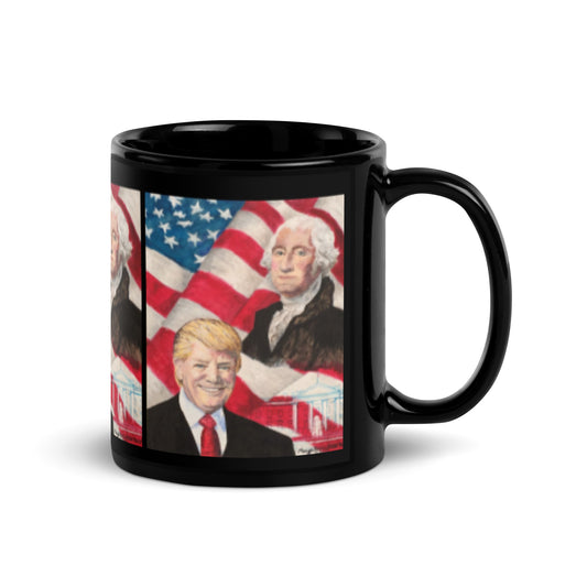 Trump Black Glossy Mug