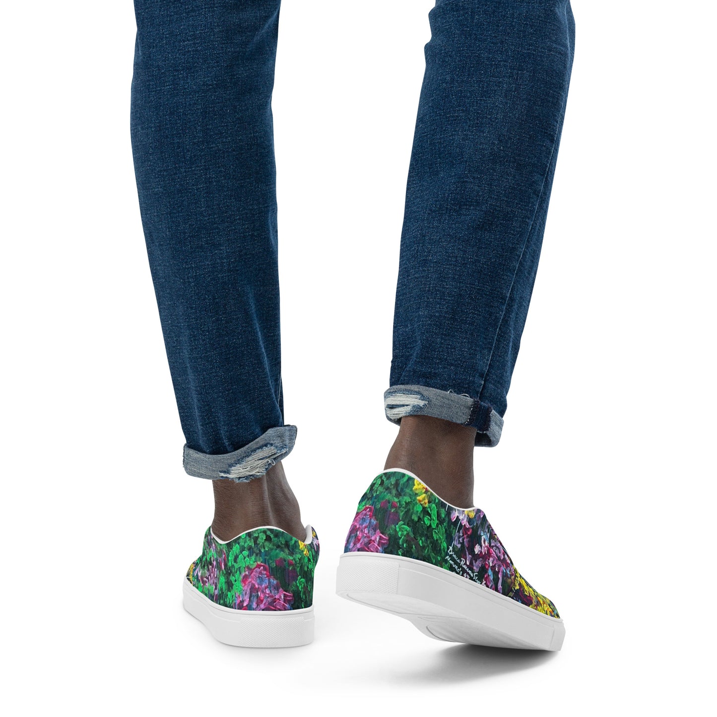 Nature's 4th Of July- Men’s slip-on canvas shoes