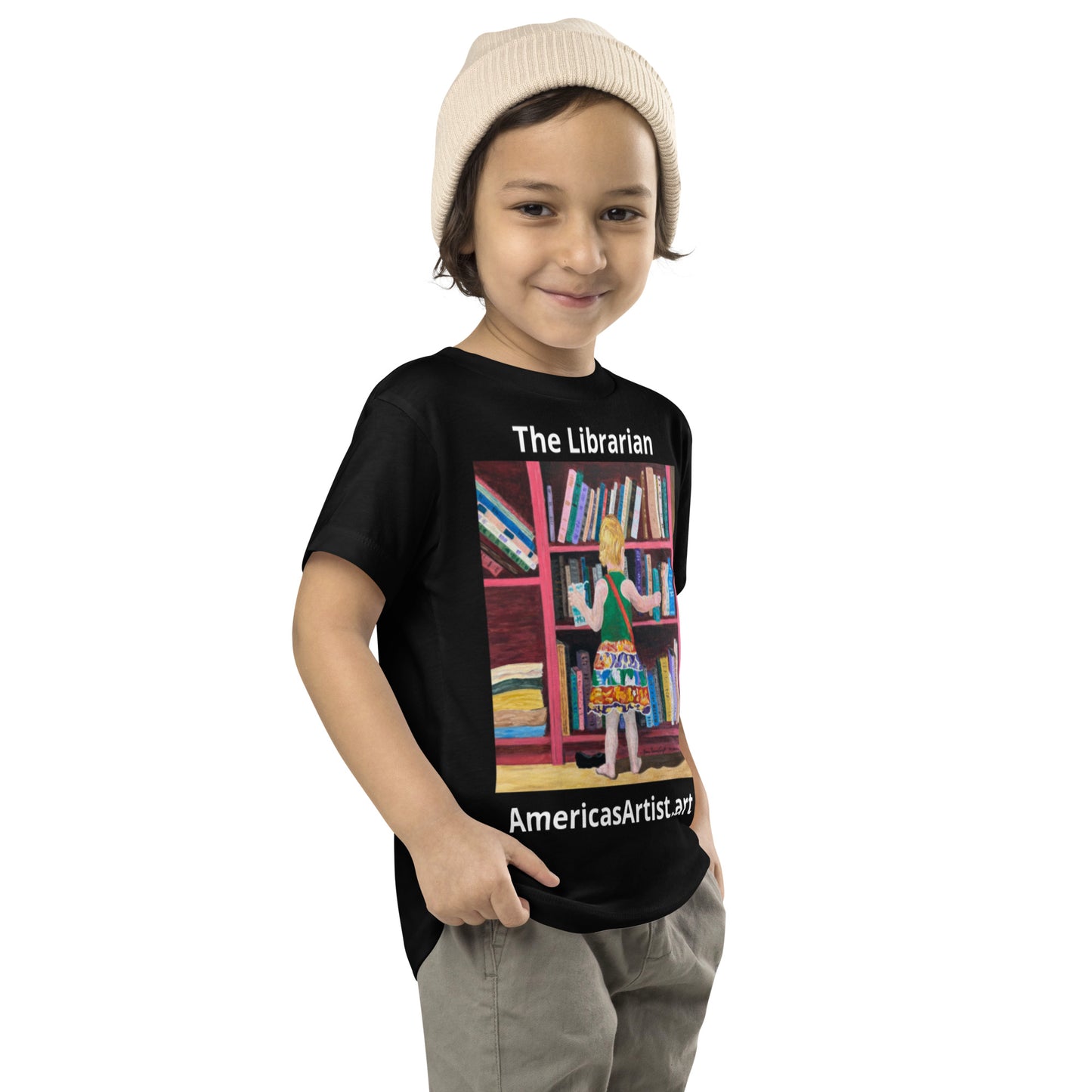 The Librarian- Toddler Short Sleeve Tee