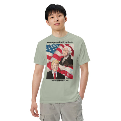 Trump-dyed heavyweight t-shirt