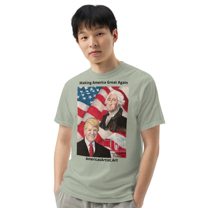 Trump-dyed heavyweight t-shirt