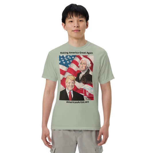 Trump-dyed heavyweight t-shirt