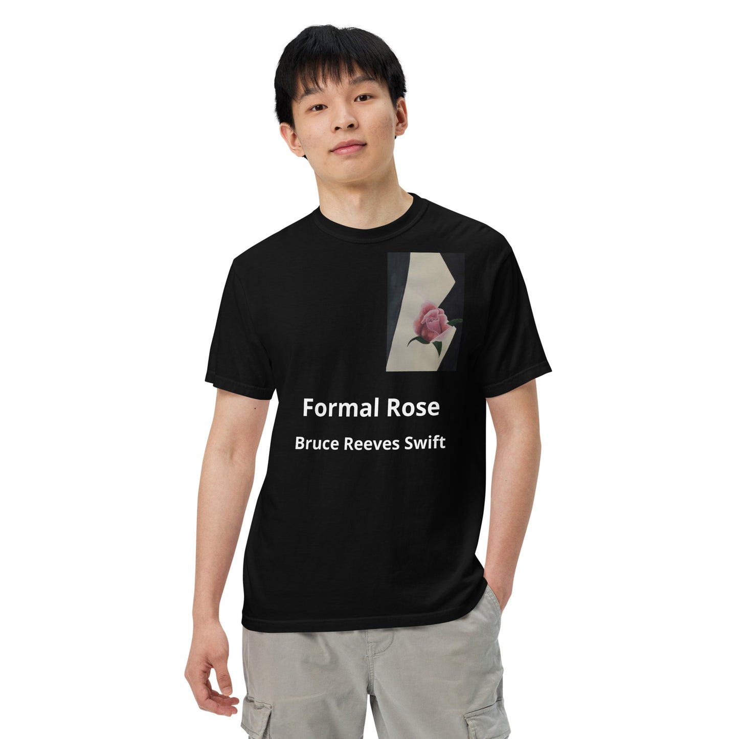 Formal Rose- heavyweight t-shirt