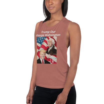 Trump/Washington Ladies’ Muscle Tank